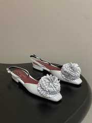 Uubags Chanel slingback sandals embellished with flowers 02 - 5