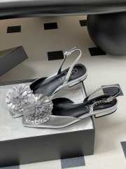 Uubags Chanel slingback sandals embellished with flowers 03 - 6