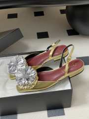 Uubags Chanel slingback sandals embellished with flowers 04 - 4