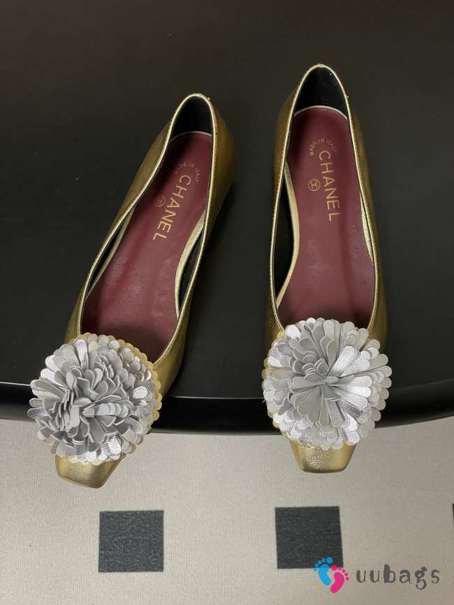 Uubags Chanel ballet flats with camellia flower 04 - 1