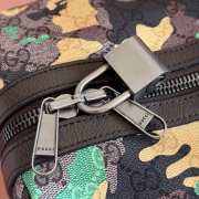 Uubags Gucci GG medium duffle bag green and yellow GG fabric 44x29x25cm - 4