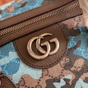 Uubags Gucci GG medium duffle bag blue GG fabric 44x29x25cm - 2