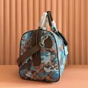 Uubags Gucci GG medium duffle bag blue GG fabric 44x29x25cm - 6