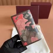 Uubags Gucci GG long card case pink and red GG fabric 7.5x12cm - 6
