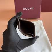 Uubags Gucci GG card case in pink and red GG fabric 11x7cm - 4