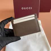 Uubags Gucci GG card case in pink and red GG fabric 11x7cm - 3