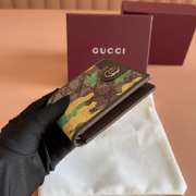 Uubags Gucci GG bi-fold wallet green and yellow GG fabric 11x9cm - 6