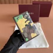 Uubags Gucci GG long card case green and yellow GG fabric 7.5x12cm - 6