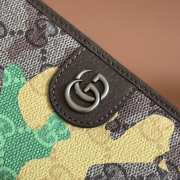 Uubags Gucci GG long card case green and yellow GG fabric 7.5x12cm - 3