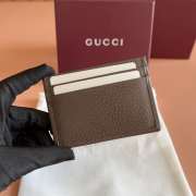 Uubags Gucci GG card case in green and yellow GG fabric 11x7cm - 4