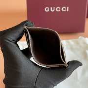 Uubags Gucci GG card case in green and yellow GG fabric 11x7cm - 3