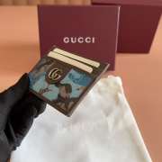 Uubags Gucci GG card case in blue GG fabric 11x7cm - 5