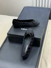 Uubags Chanel G02819 ballet flats black sequins & grosgrain  - 3
