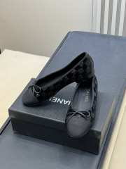 Uubags Chanel G02819 ballet flats black sequins & grosgrain  - 4