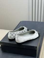 Uubags Chanel G02819 ballet flats white/black sequins & grosgrain - 2