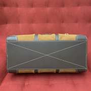 Uubags Louis Vuitton M26127 Keepall Bandoulière 50 Monogram Tan Suede Leather 50x29x23cm - 3