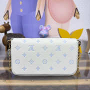 Uubags Louis Vuitton M8127 Pochette Félicie Monogram Milky White/Blue 21x12x3cm - 5