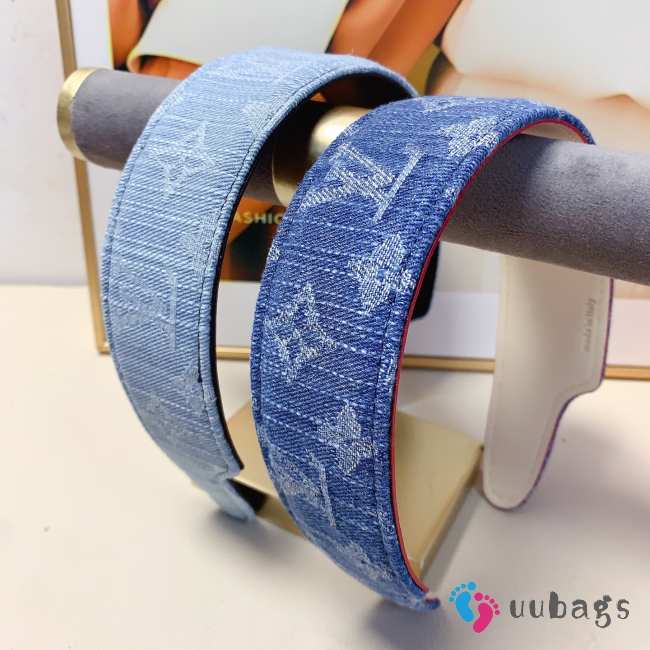 Uubags Louis Vuitton Monogram Denim Headband - 1