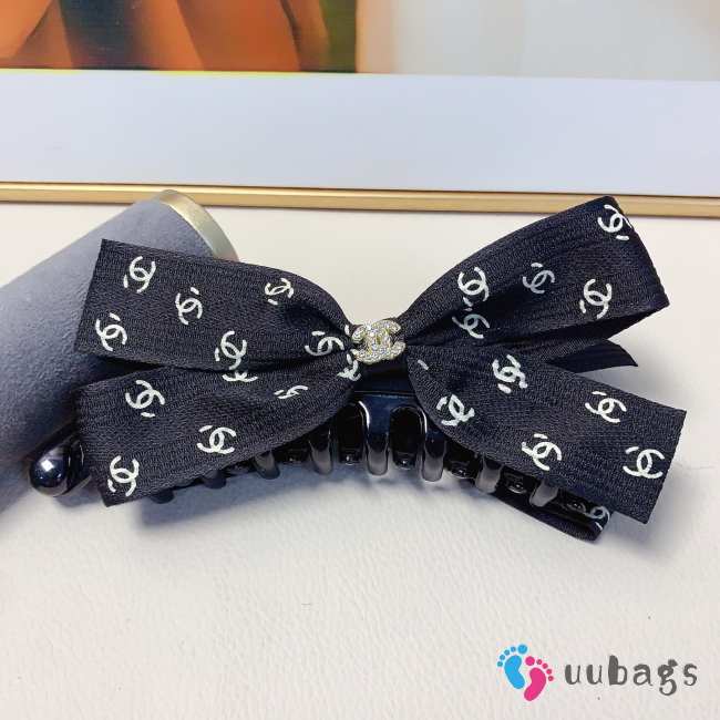 Uubags Chanel Elegant Bow Hair Claw Clip - 1