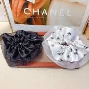 Uubags Chanel Organza Logo Scrunchies - 1