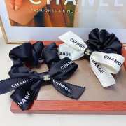 Uubags Chanel Ribbon Bow Hair Scrunchie - 1