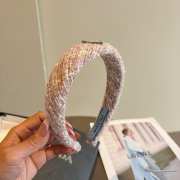 Uubags Prada Pink Tweed Padded Headband - 5