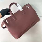 Uubags Medium Dior Normandie Tote Bag Burgundy Dior Icons Calfskin 42x27.5x17cm - 6