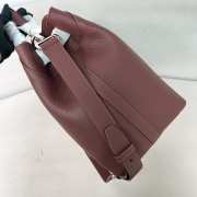 Uubags Medium Dior Normandie Tote Bag Burgundy Dior Icons Calfskin 42x27.5x17cm - 4