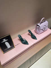 Uubags Christian Louboutin Just Nothing Strass Mule In Green 10cm - 4