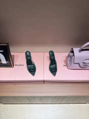 Uubags Christian Louboutin Just Nothing Strass Mule In Green 10cm - 6