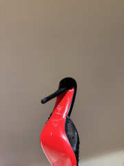 Uubags Christian Louboutin Just Nothing Strass Mule In Black 10cm - 5