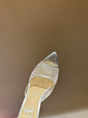 Uubags Christian Louboutin Just Nothing Strass Mule In Beige 10cm - 2