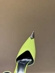 Uubags Christian Louboutin Lock Me Up Pointed Toe Pumps In Acid Green 10.5cm - 4