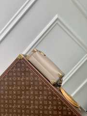 Uubags Louis Vuitton M25072 Side Trunk Bag In Taupe 21x14x6cm - 4