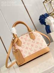 Uubags Louis Vuitton M27525 Alma BB Monogram Canvas Bag In Beige 23.5x17.5x11.5cm - 1