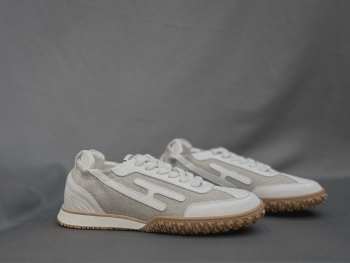 Uubags Hermes Jet Sneakers White/Grey