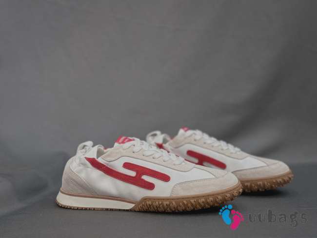 Uubags Hermes Jet Sneakers White/Red - 1