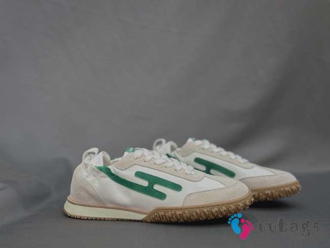 Uubags Hermes Jet Sneakers White/Green - 1