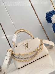 Uubags Louis Vuitton Capucines East-West Mini Bag In Vanilla 22x12x8cm - 1