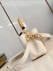 Uubags Louis Vuitton Capucines East-West Mini Bag In Vanilla 22x12x8cm - 6