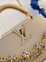 Uubags Louis Vuitton Capucines East-West Mini Bag In Light Grey 22x12x8cm - 6