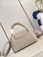 Uubags Louis Vuitton Capucines East-West Mini Bag In Light Grey 22x12x8cm - 5