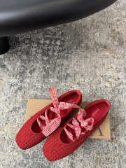 Uubags Vivaia 3 Laces Included Square-Toe Lace-Up Mary Janes Ruby Red - 4