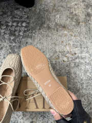 Uubags Vivaia 3 Laces Included Square-Toe Lace-Up Mary Janes Almond Cable Knit - 4