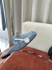 Uubags Hermes Oz mule light blue 2.5cm - 2