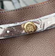 Uubags Tory Burch Romy bucket bag in dark brown 22x21.5x9.5cm - 2