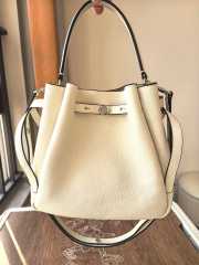 Uubags Tory Burch Romy bucket bag in light cream 22x20.5x9.5cm - 6