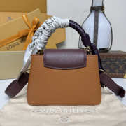 Uubags Louis Vuitton M25463 Capucines Small Bag In Tan/Chocolate 21x8x13.6cm - 4