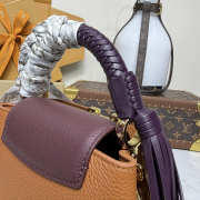 Uubags Louis Vuitton M25463 Capucines Small Bag In Tan/Chocolate 21x8x13.6cm - 2