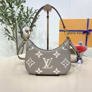 Uubags Louis Vuitton M46099 Bagatelle Monogram Empreinte Bag In Grey 22x14x9cm - 6